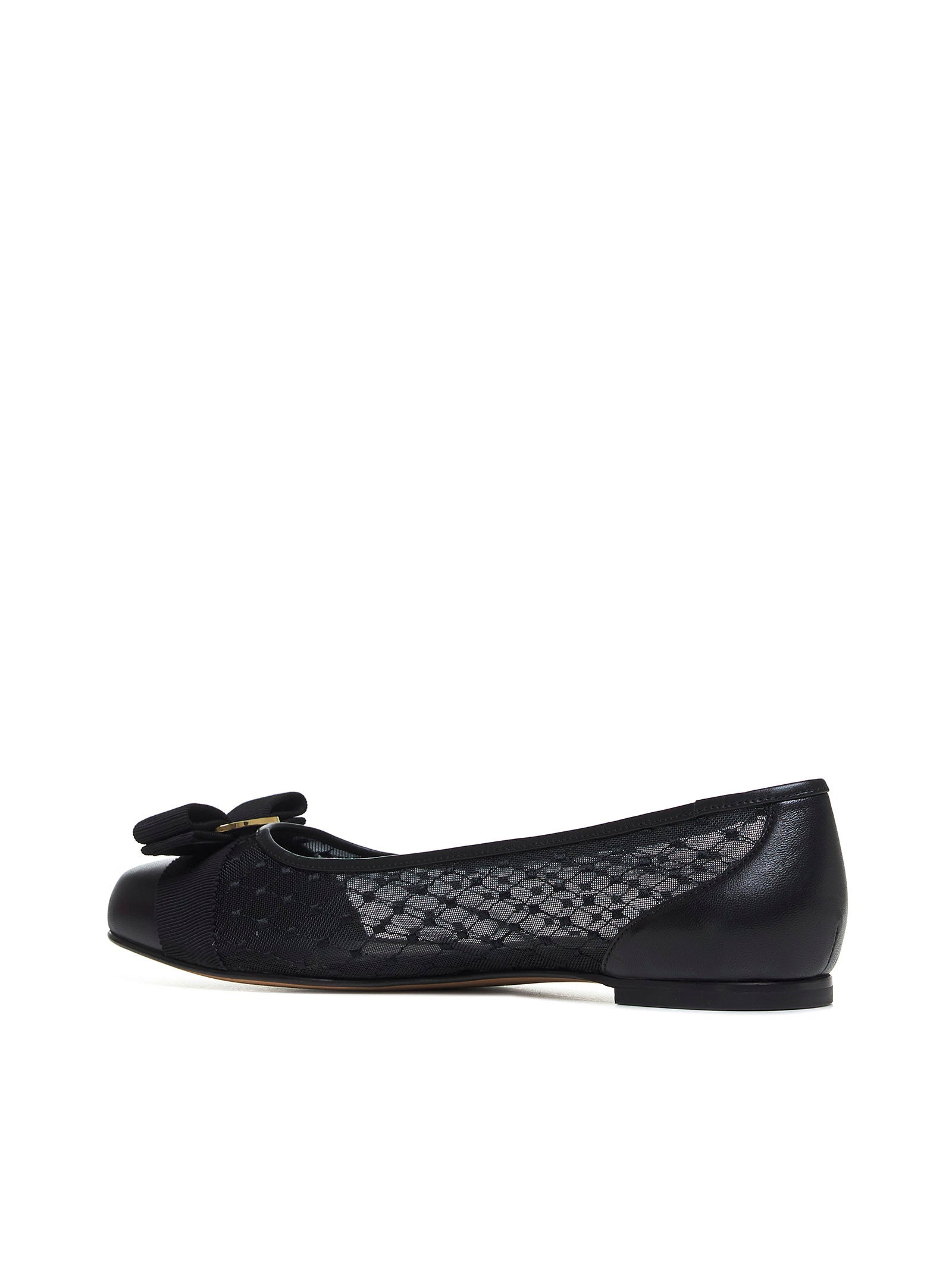Black mesh Varina ballet flats - 3