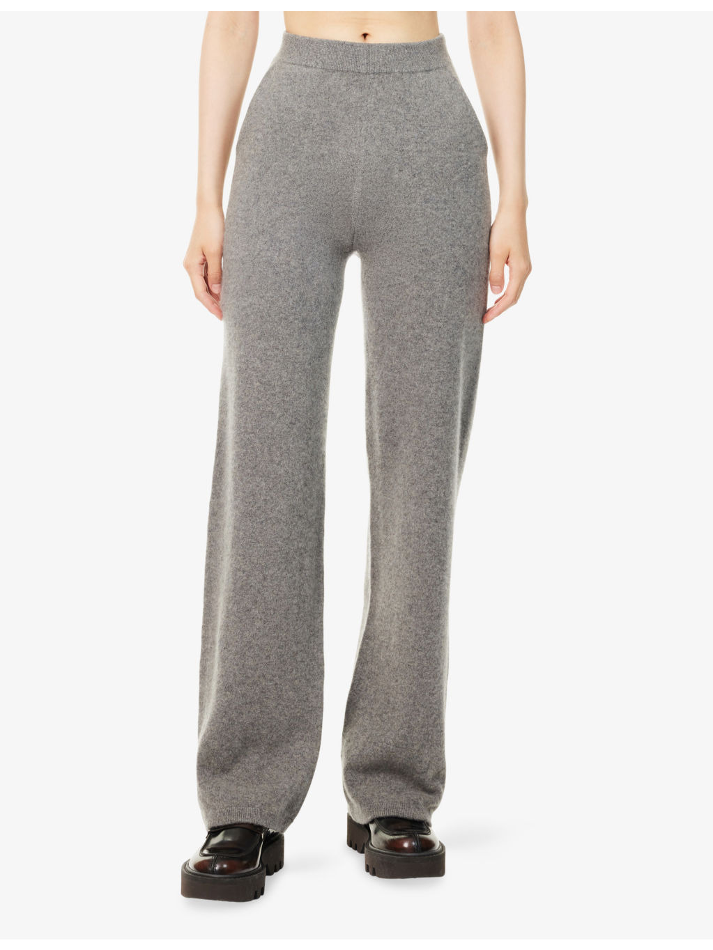 Relaxed-Fit Straight-Leg Cashmere Trousers - 3
