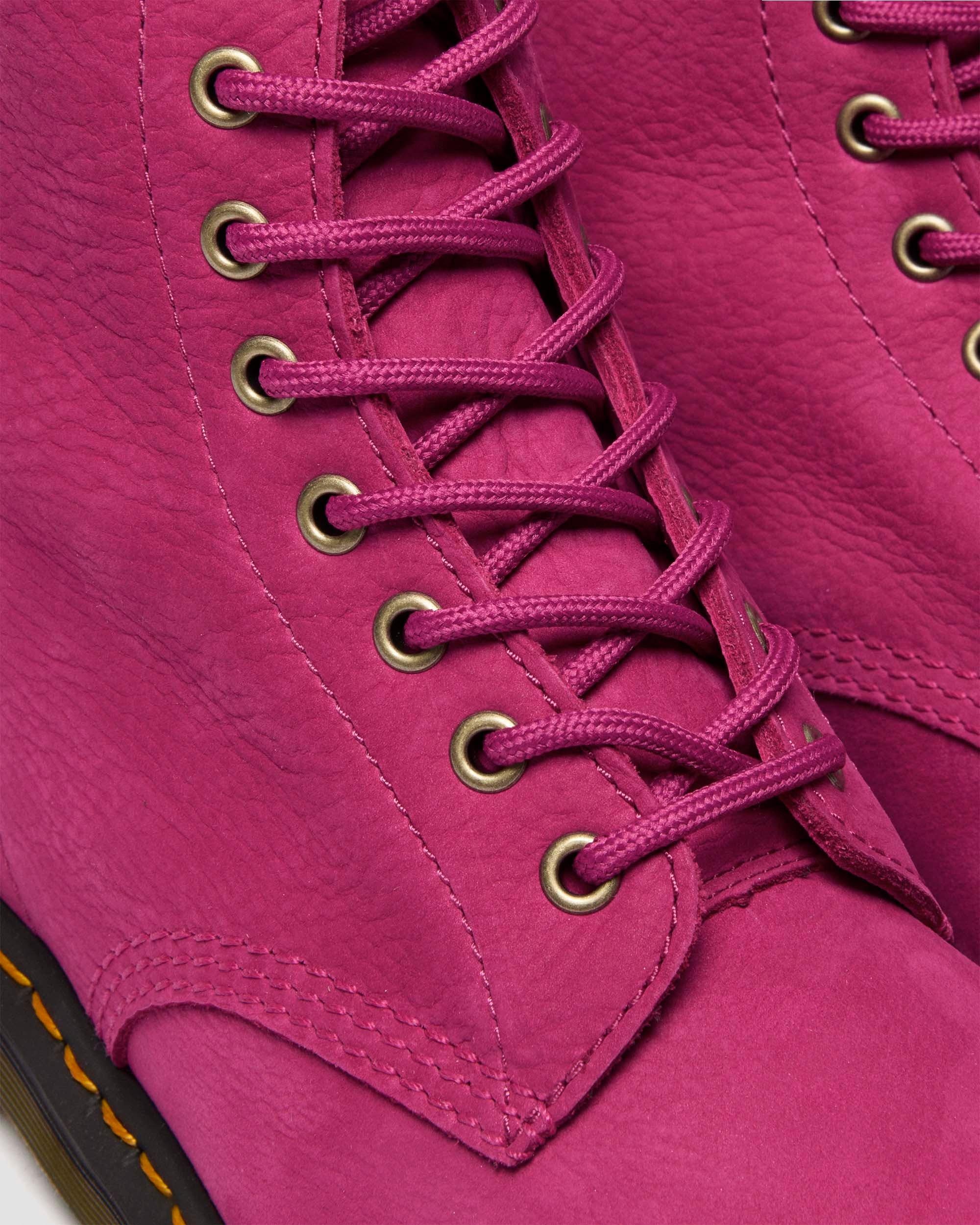1460 Milled Nubuck Lace Up Boots - 4