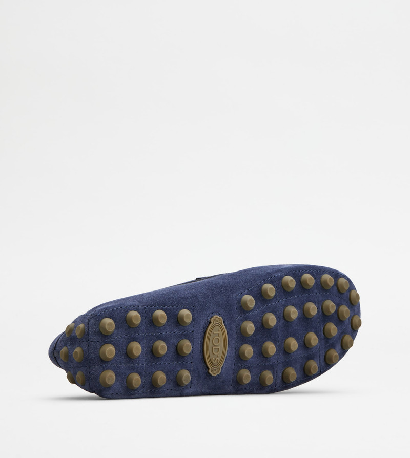 T TIMELESS GOMMINO BUBBLE LOAFERS IN SUEDE - BLUE 4