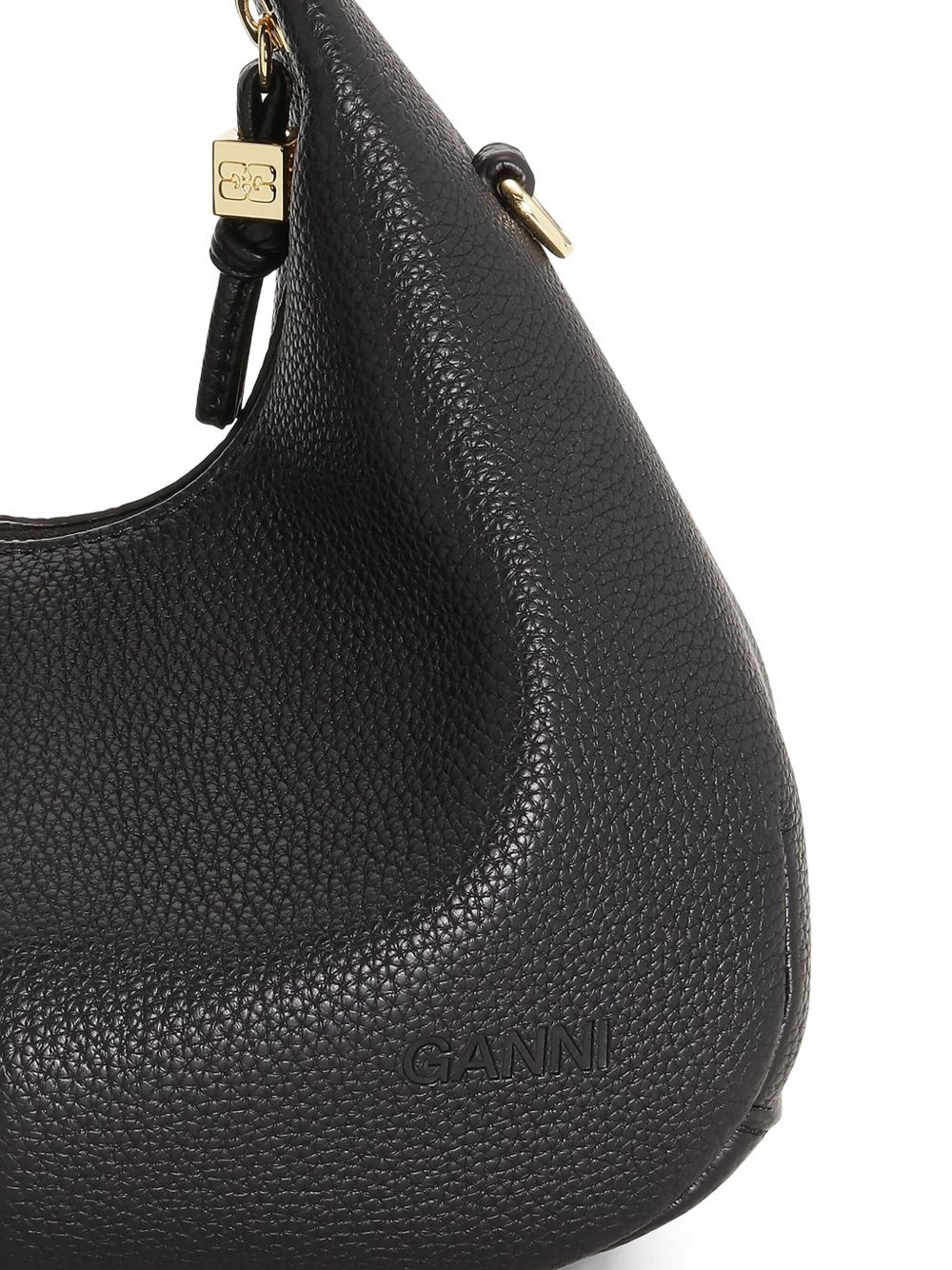 mini textured leather tote bag - 6