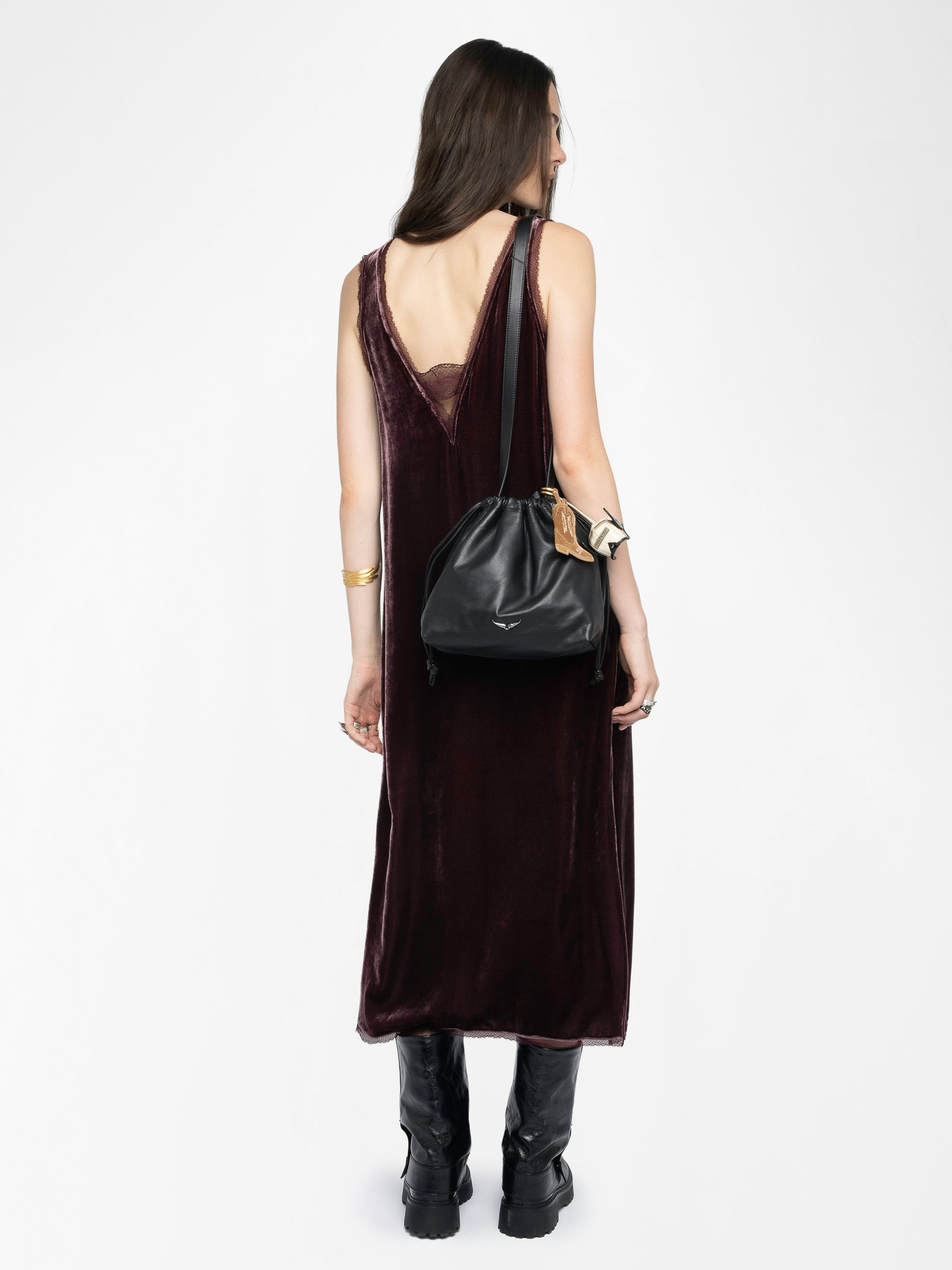 Renzo Velvet Dress - 3
