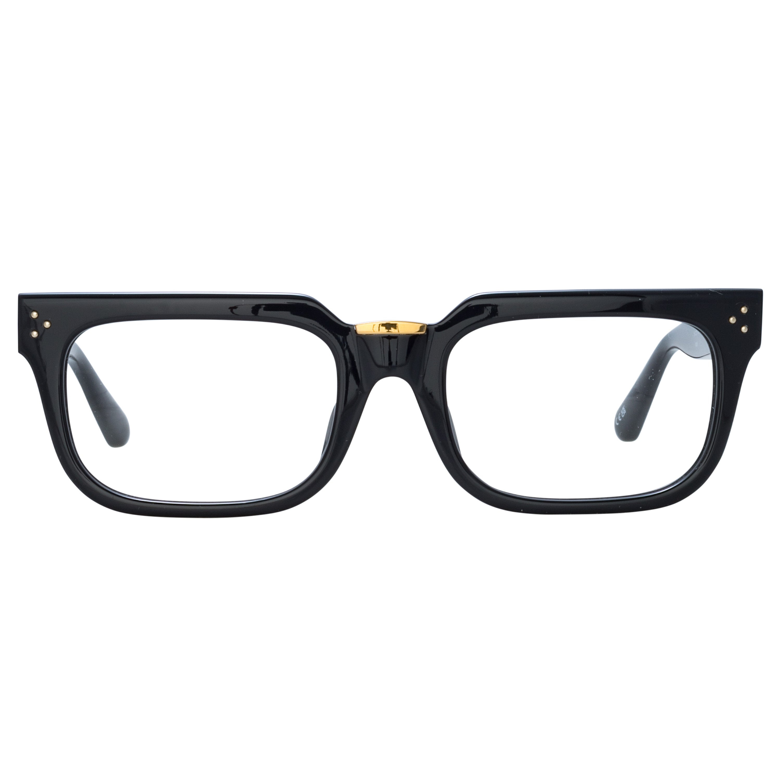 YOAN ANGULAR OPTICAL FRAME IN BLACK - 1