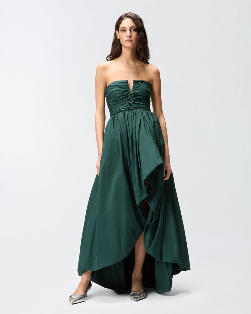 LONG, ELEGANT TAFFETA DRESS 3