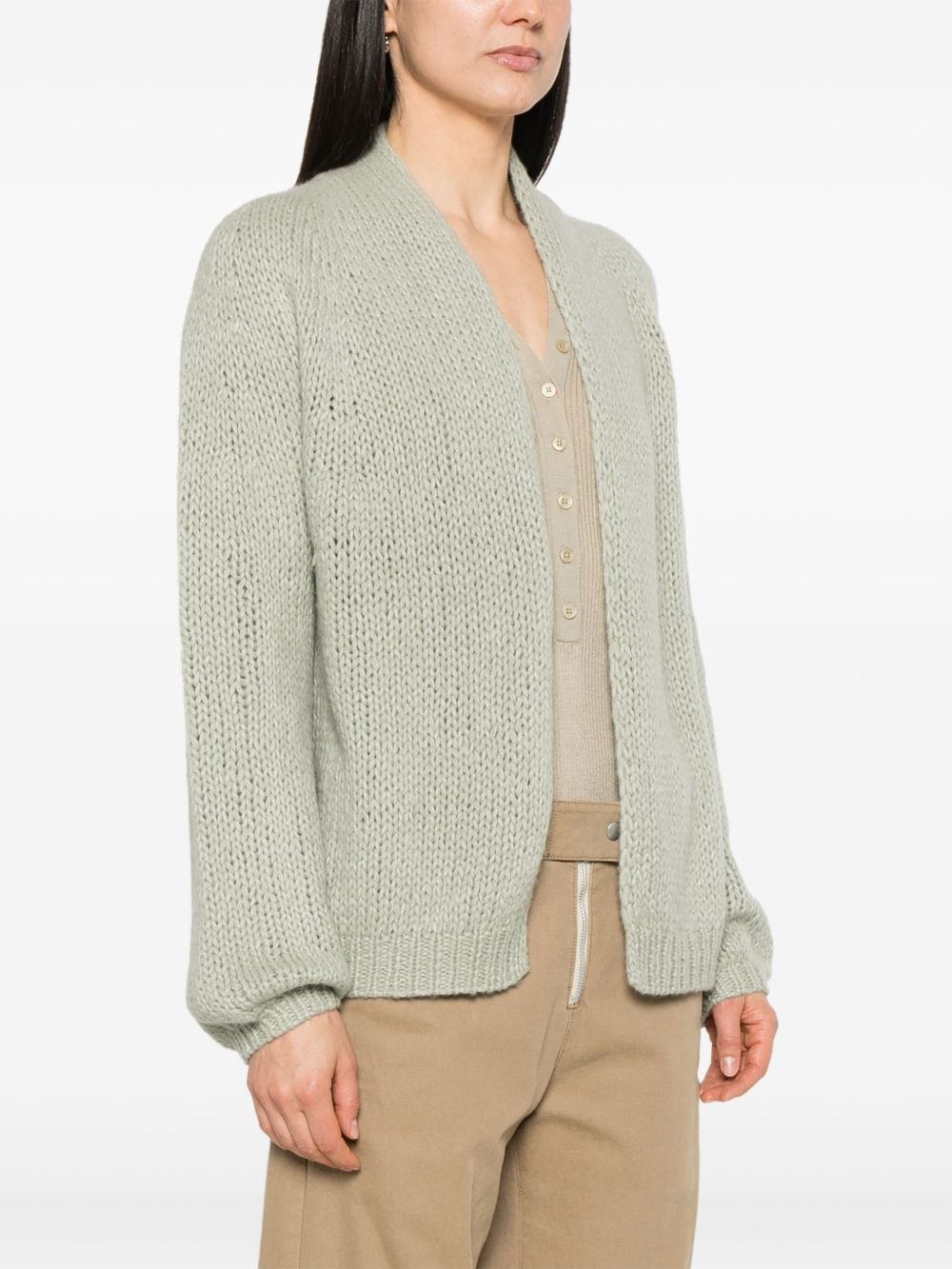 fisherman's knitted cardigan - 3