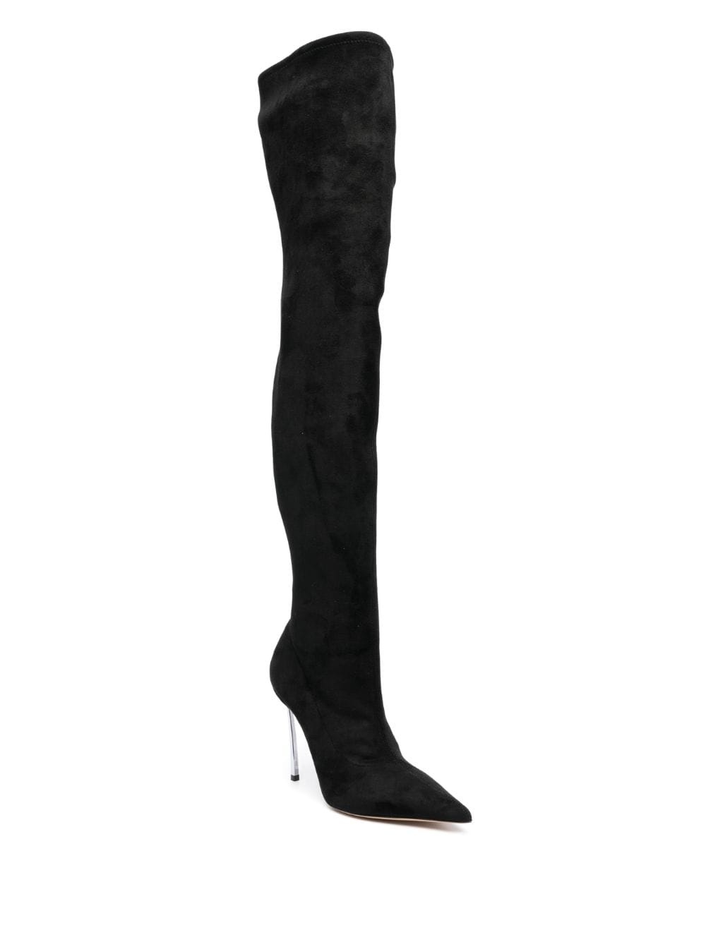 Blade 110mm thigh-high suede boots - 2