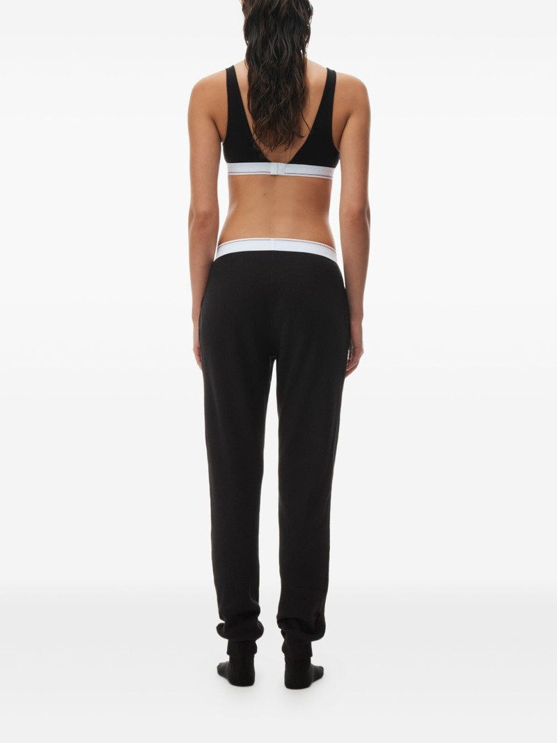 Alexander Wang Waffle elasticated-waist track pants outlook