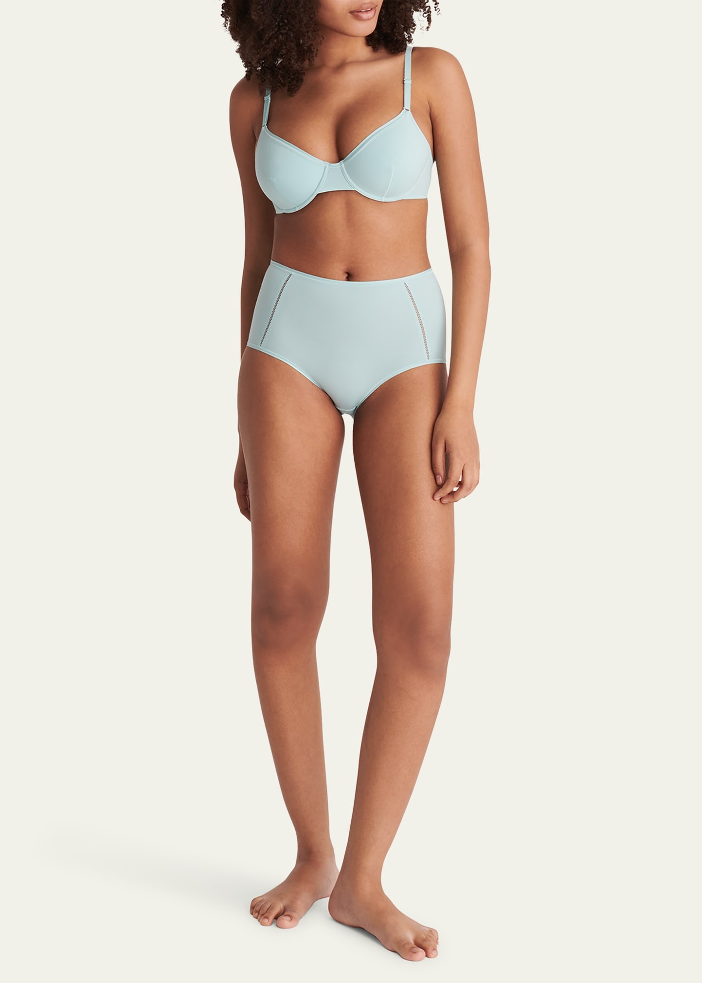 Brina Soyeuse High-Rise Recycled Jersey Briefs - 2