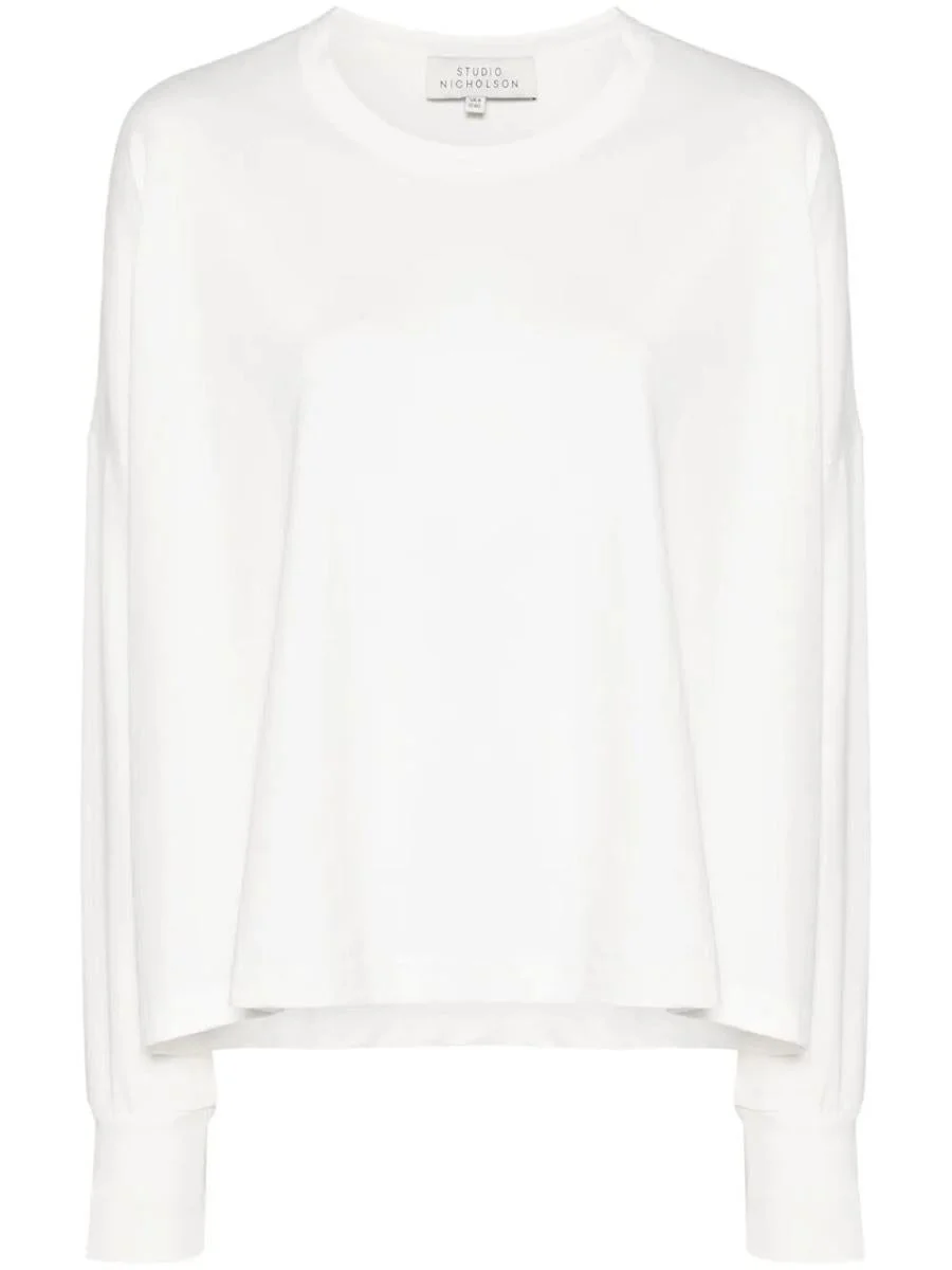 Studio Nicholson "Loop" Womens Long Sleeve T-Shirt Clothing - 1