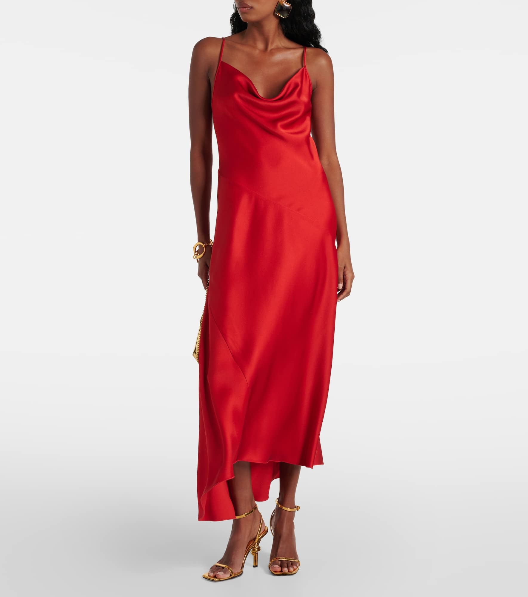 Netto satin slip dress - 2