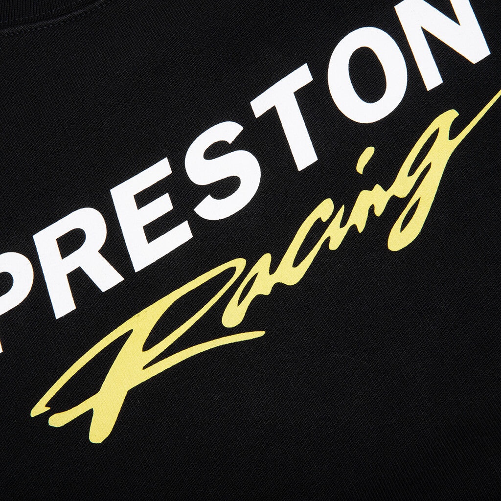 PRESTON RACING CREWNECK - BLACK/WHITE - 3