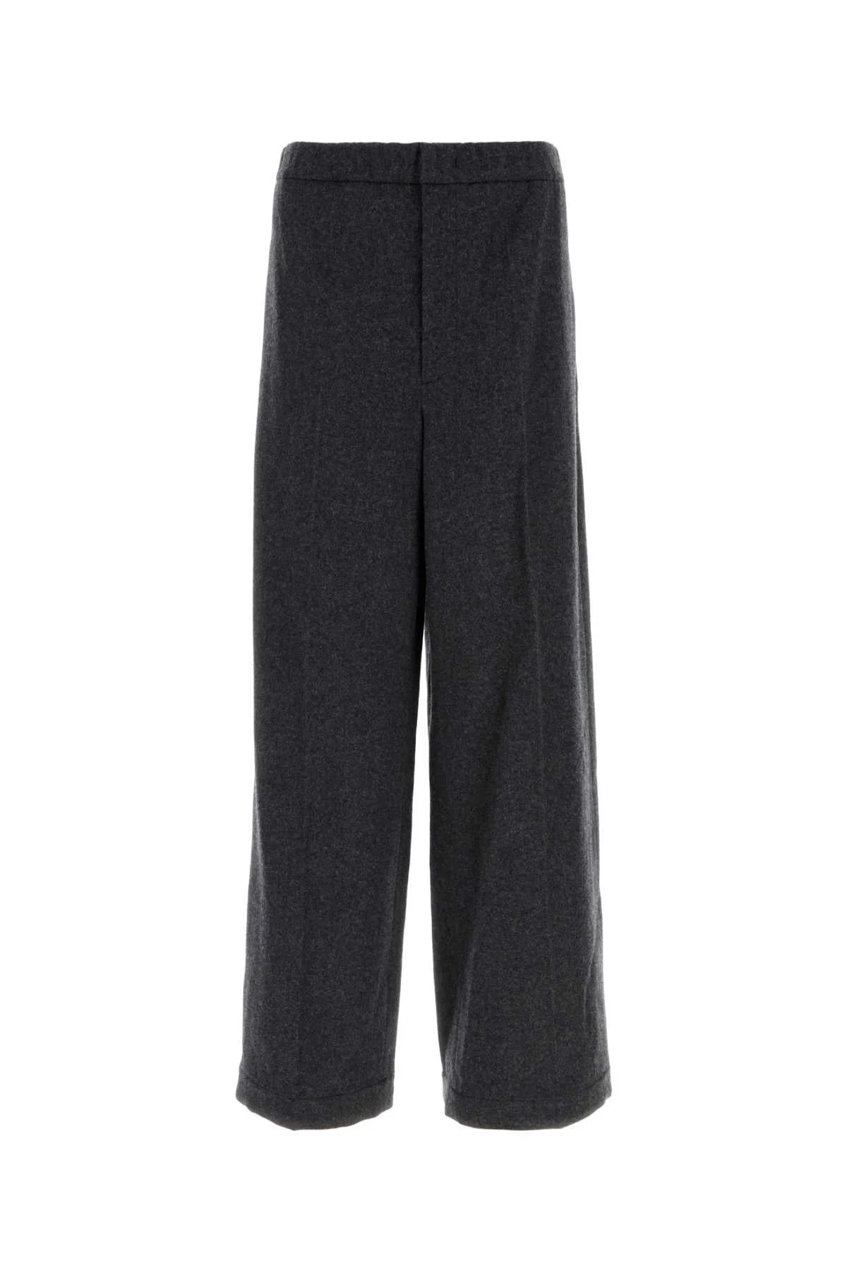 Jil Sander Men Charcoal Flannel Pant - 1