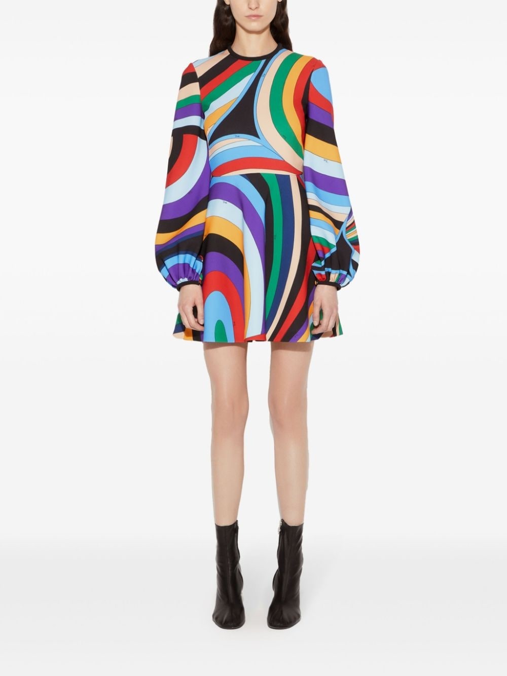 Iride-print mini dress - 2