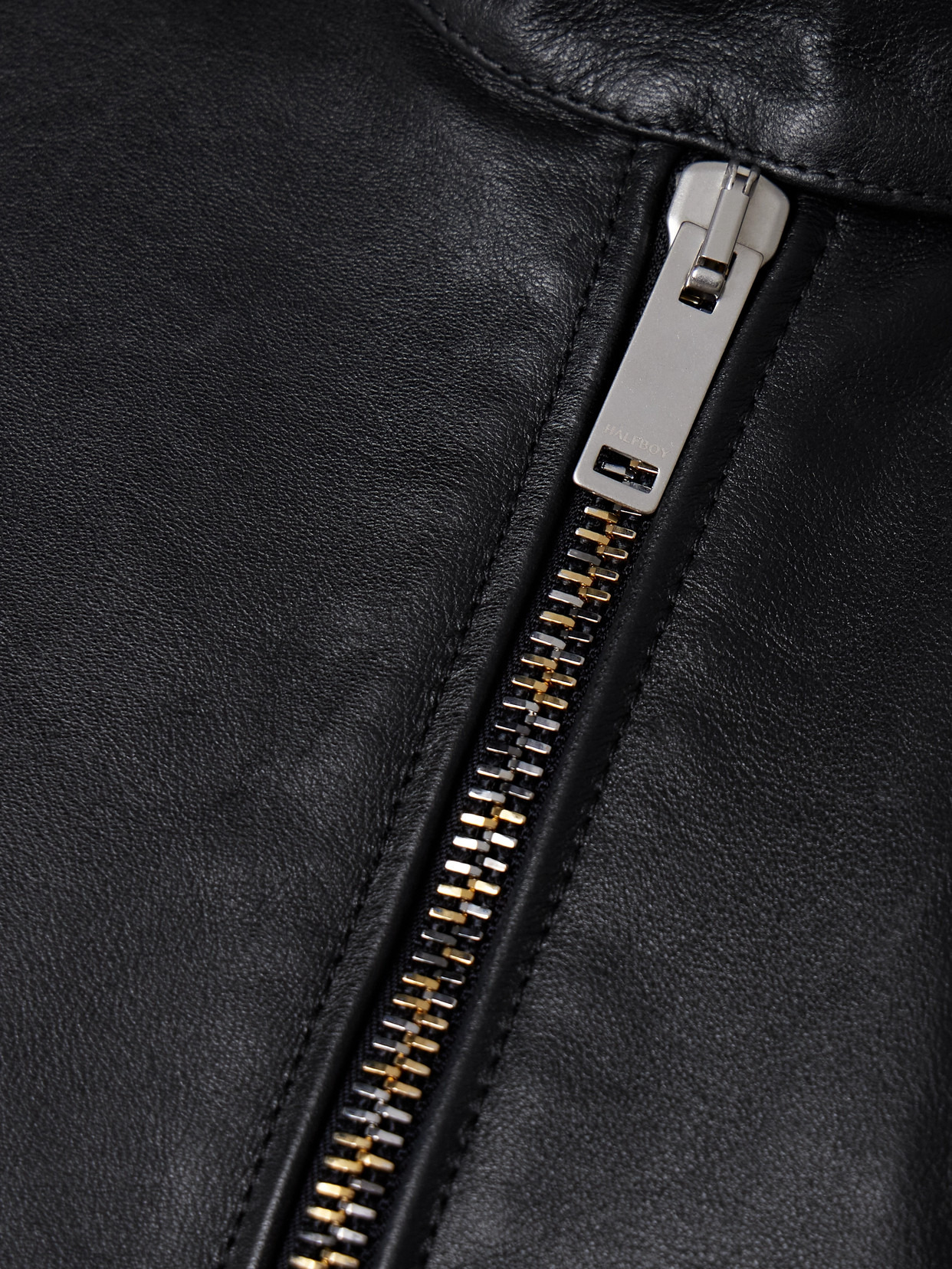 Cropped Leather Vest - 5