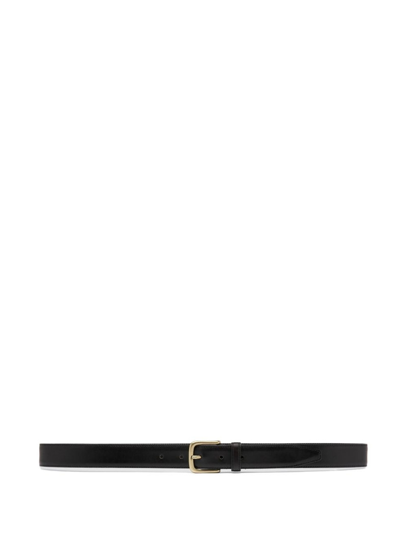 smooth leather belt 1