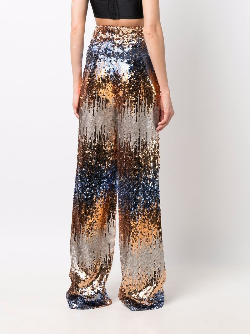 Gothic Plein sequin wide trousers 4