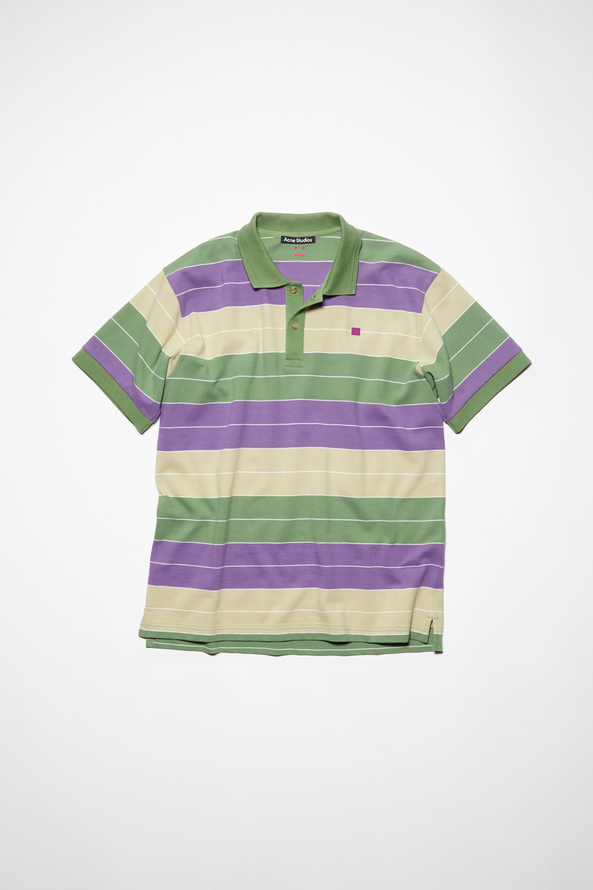 Polo t-shirt - Regular fit - Purple/green - 5