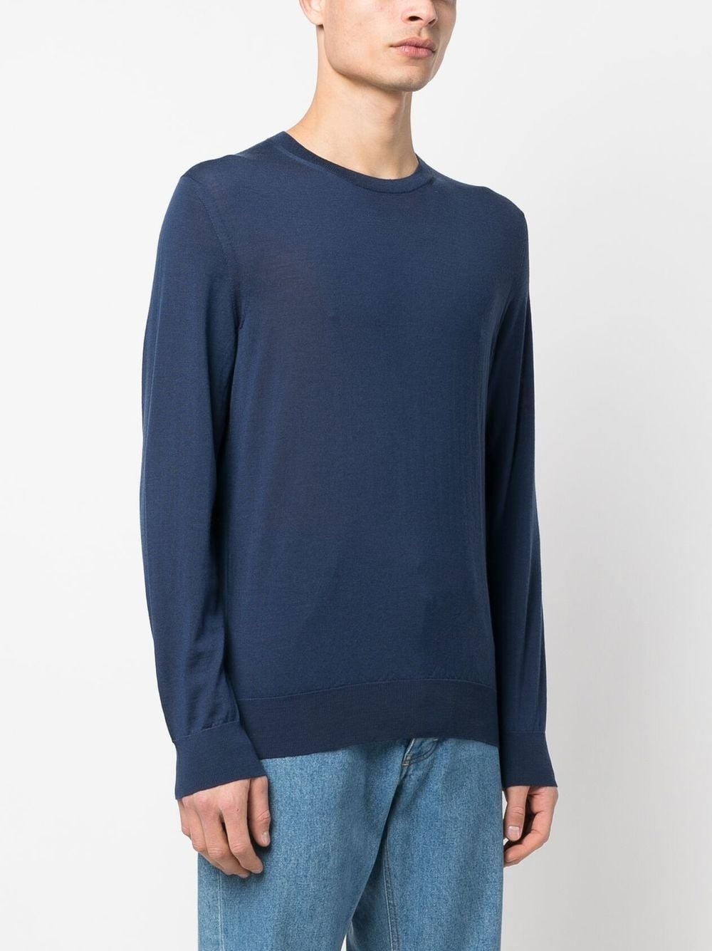fine-knit wool jumper - 3