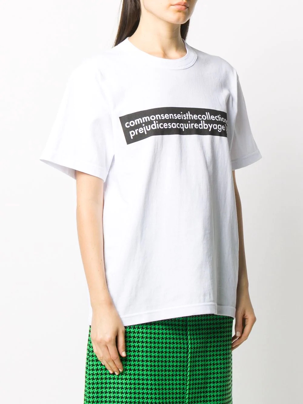 slogan print T-shirt - 3