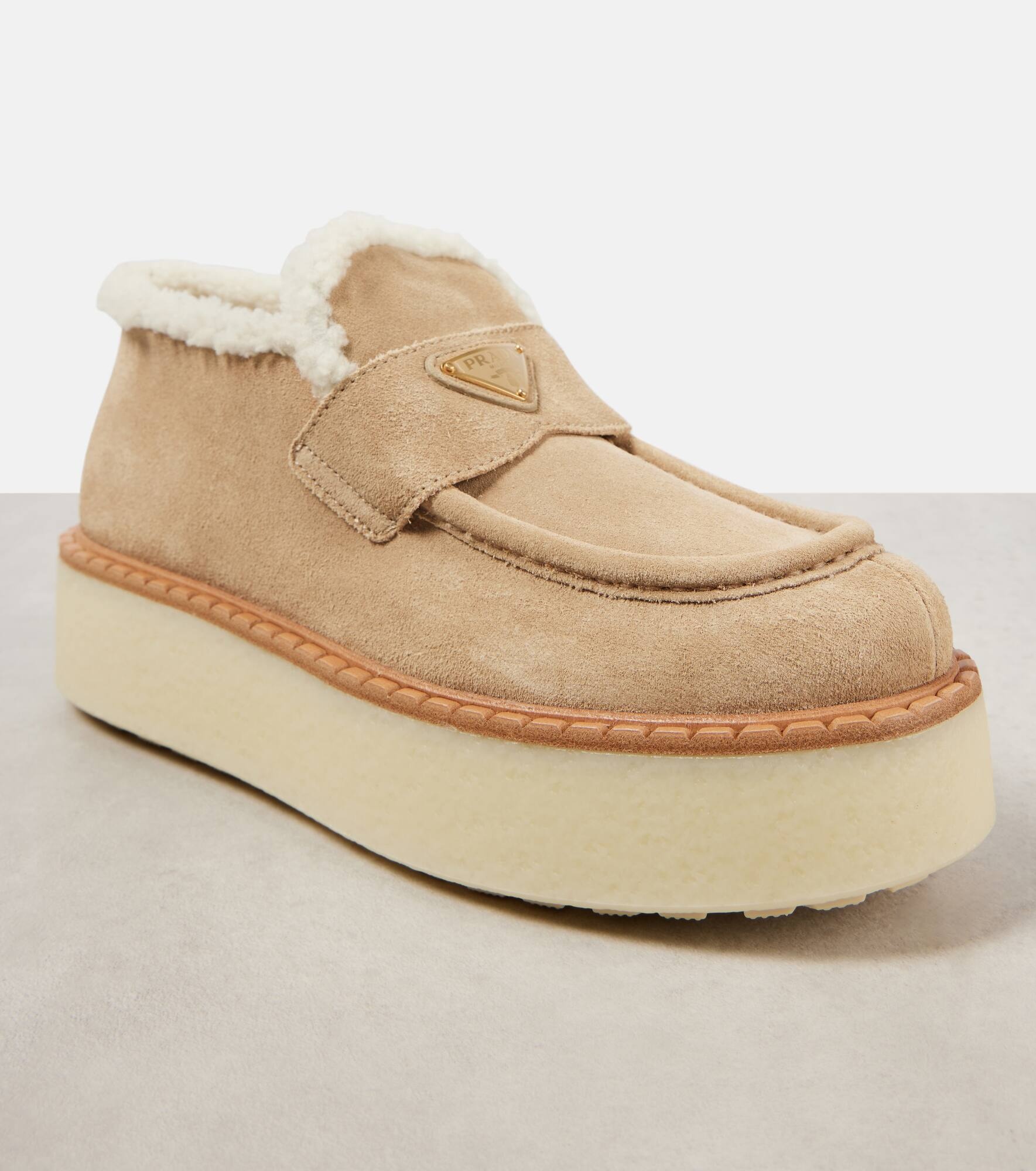 Evolve suede platform loafers - 5