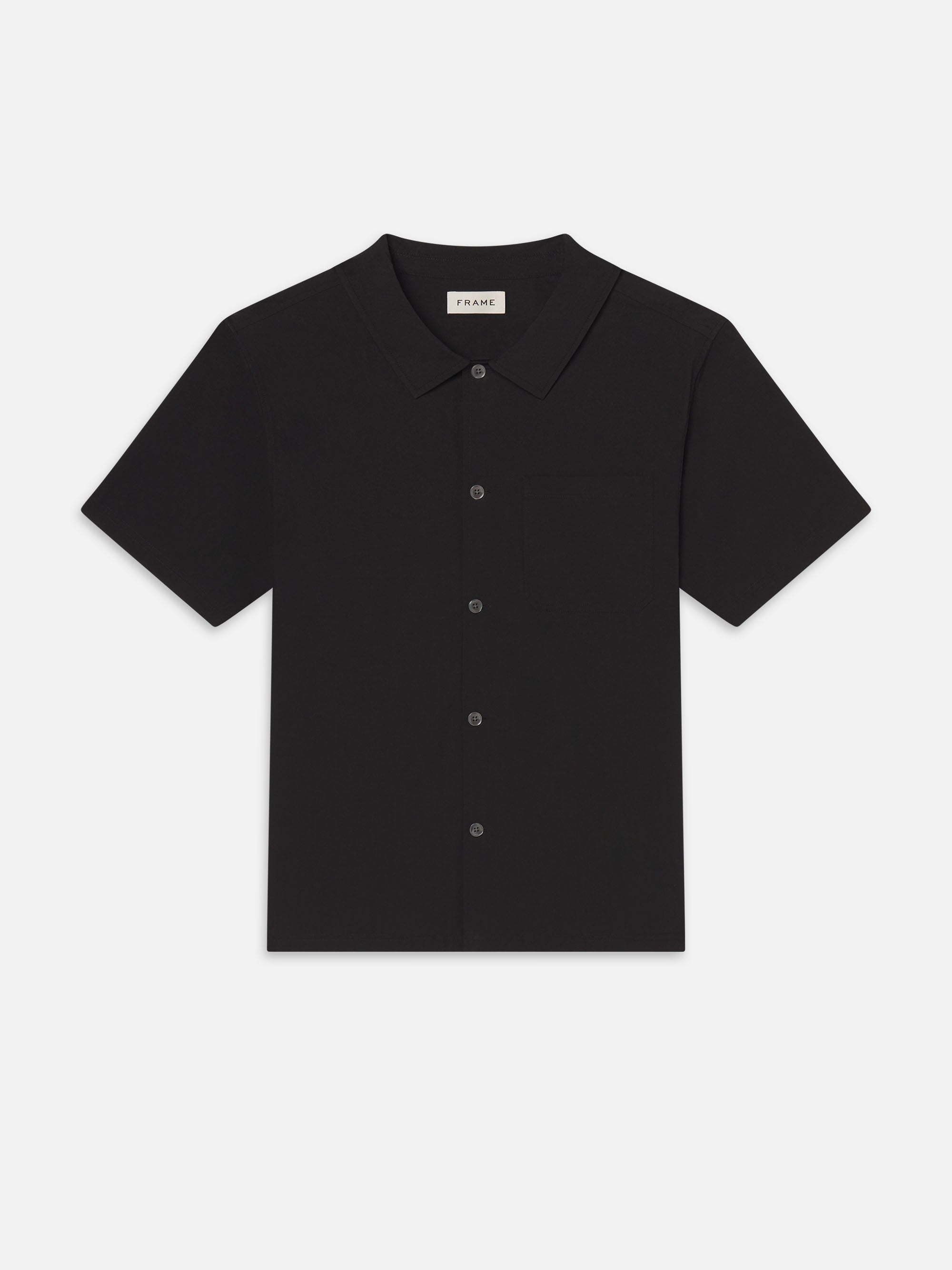 Short Sleeve Shirt in Black - 1