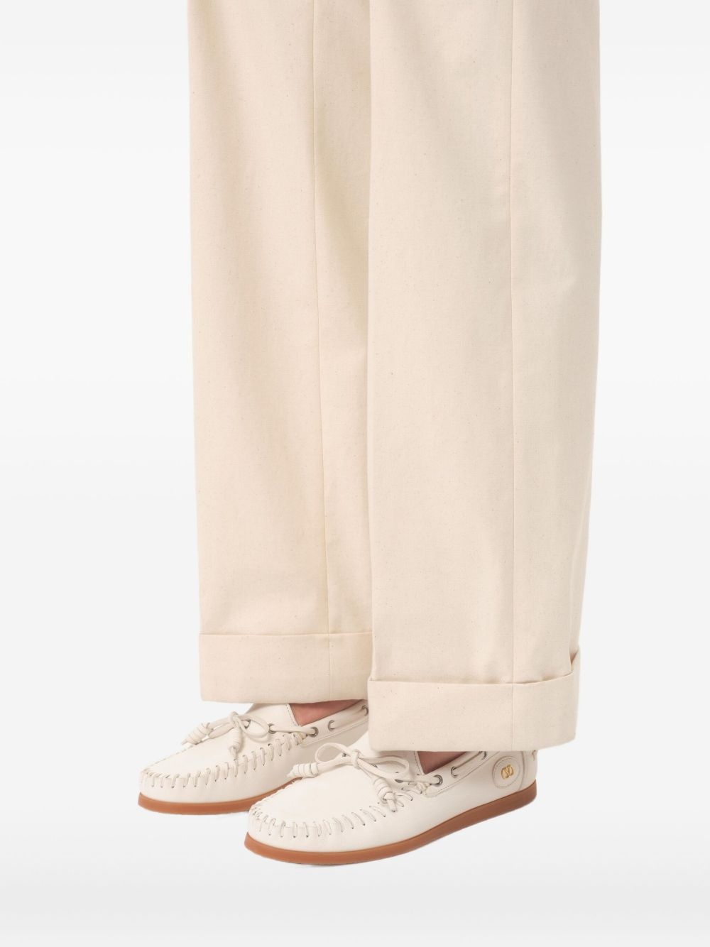PALM AVENUE BUFFALO LEATHER BOAT SHOE - 7