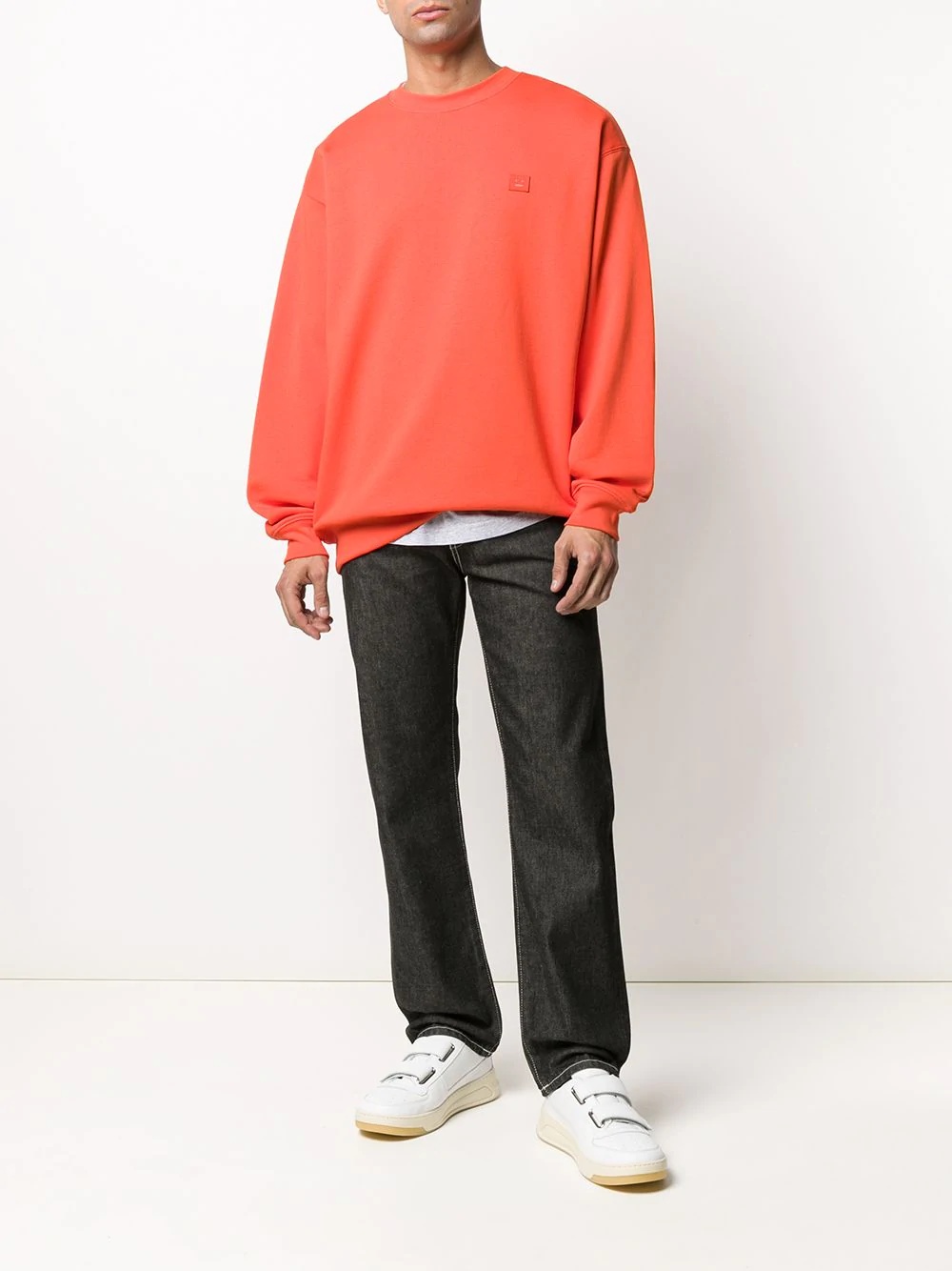 cotton oversized sweatshirt - 2