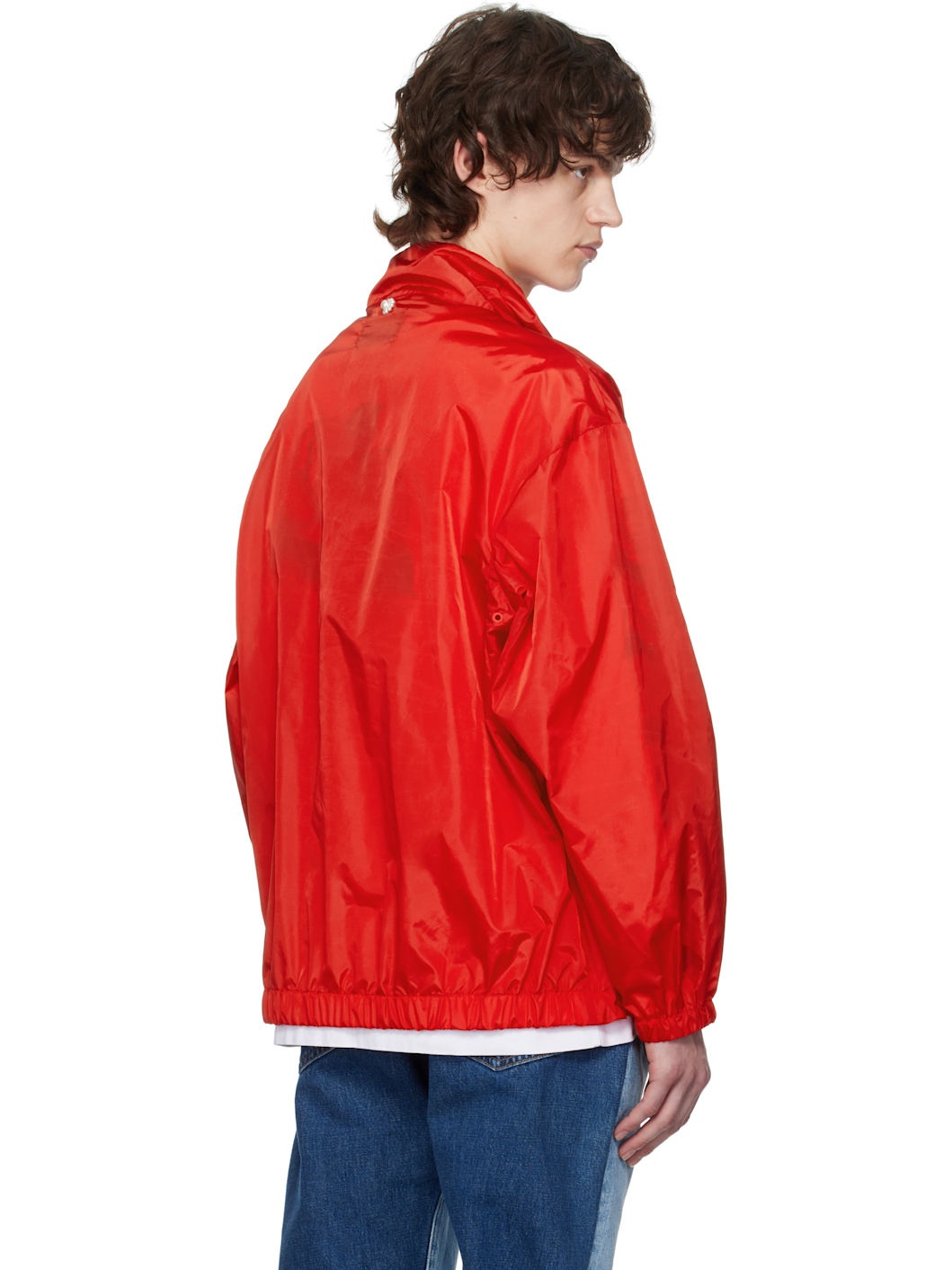 Red Cargo Flap Pocket Jacket - 3