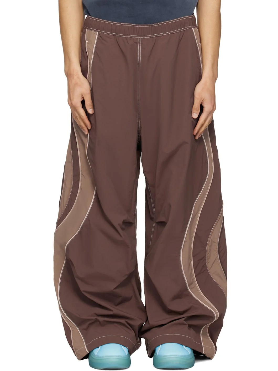 Brown UFO Track Pants - 1