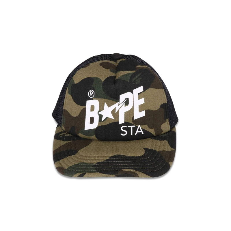 BAPE 1st Camo Sta Mesh Cap 'Green' - 1