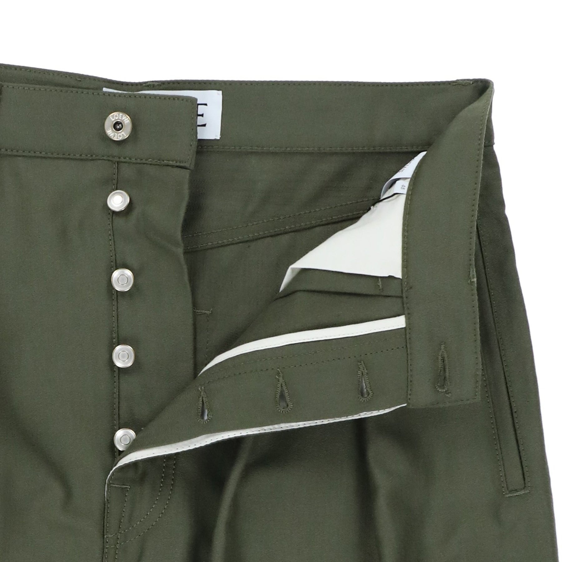 LOW CROTCH TROUSERS / MILITARY GRN - 3