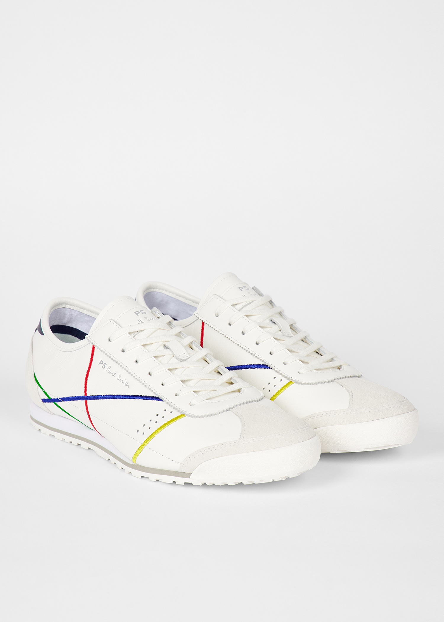 White Leather 'Mestre' Trainers - 2