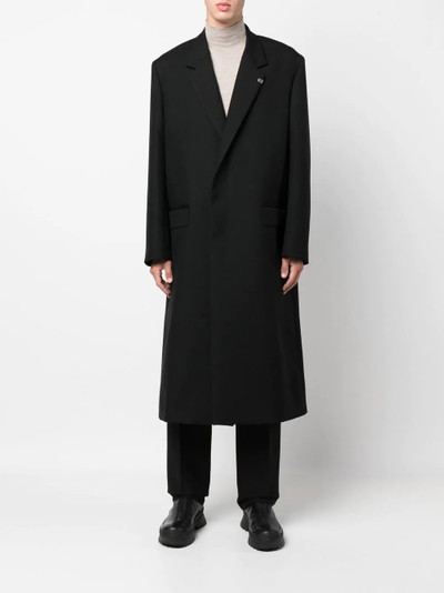 Jil Sander single-breasted wool coat outlook