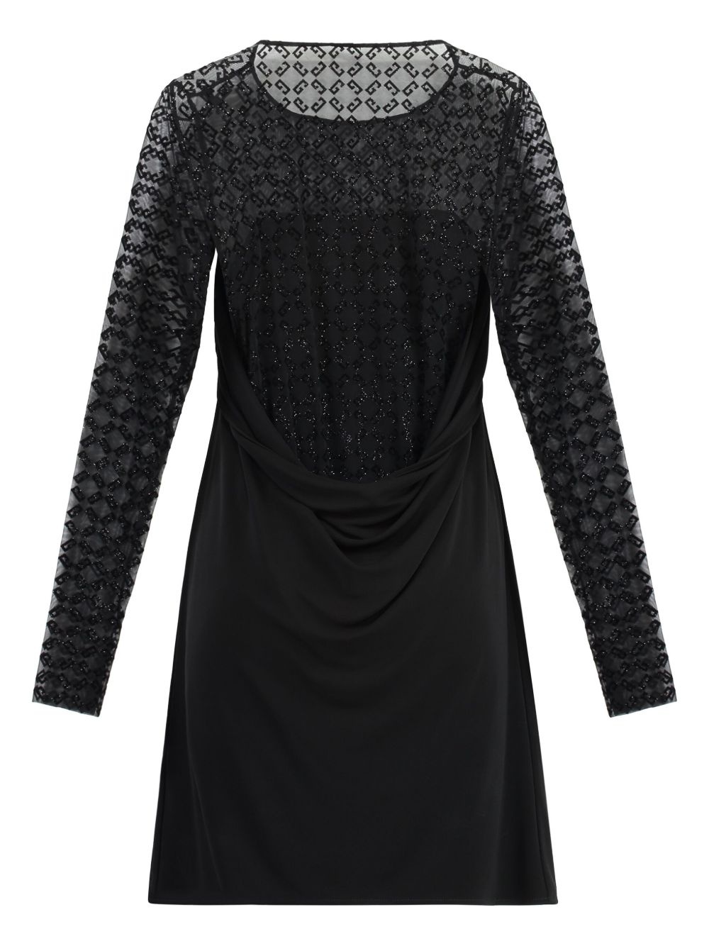 jersey draped dress - 2