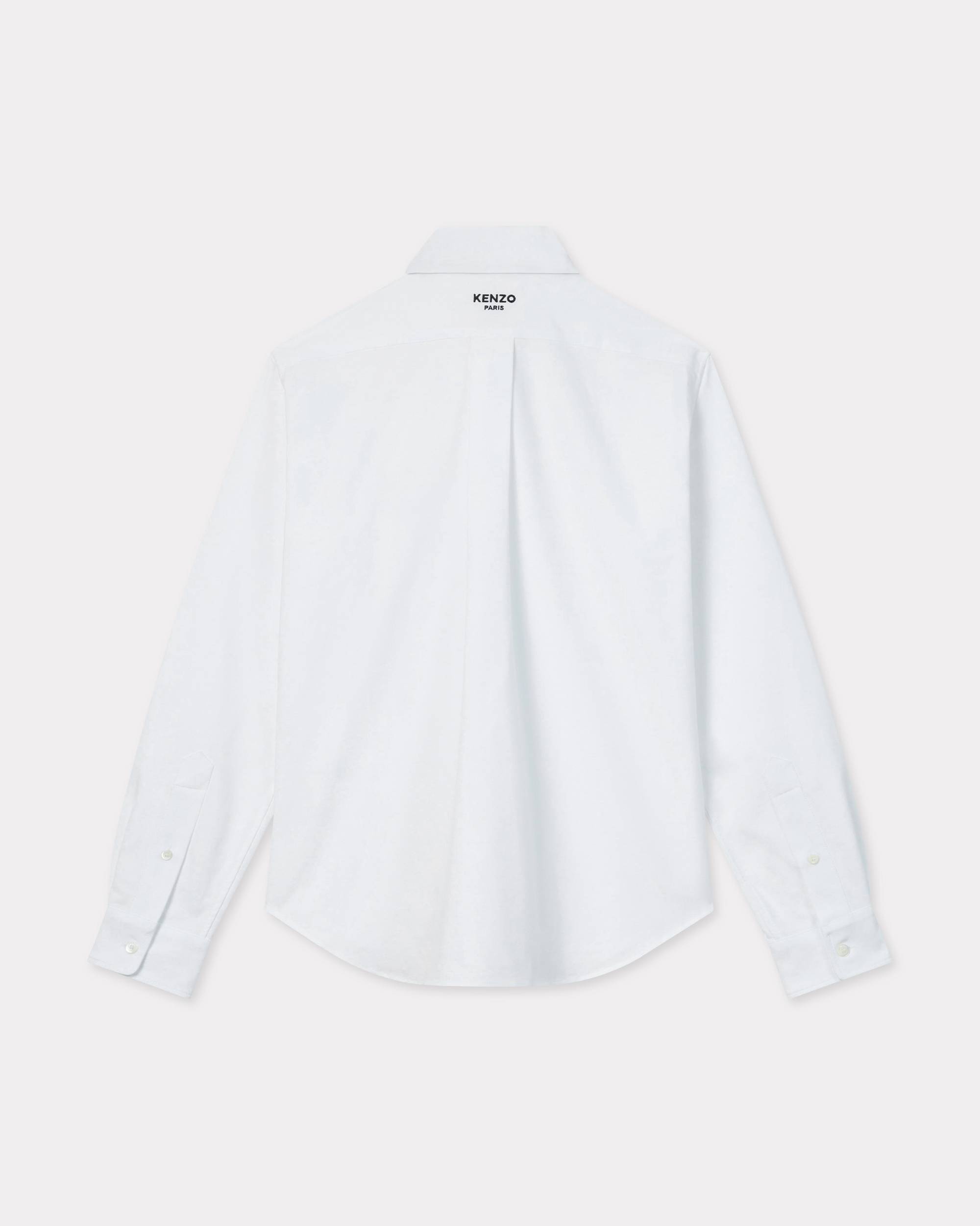 'KENZO Pop' embroidered fitted shirt in oxford cotton - 2