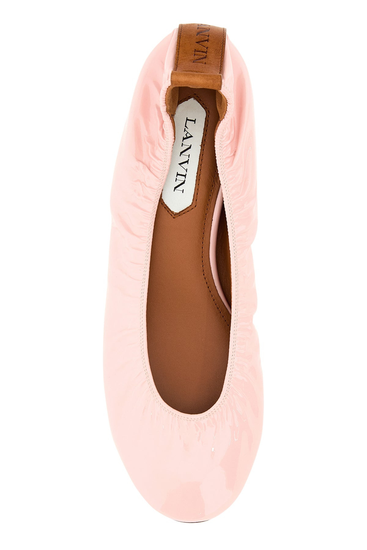 Pink leather ballerinas - 4