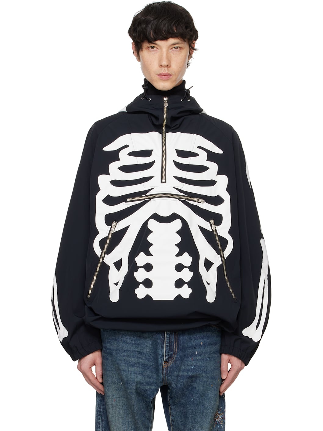 Black Anorak Jacket - 1
