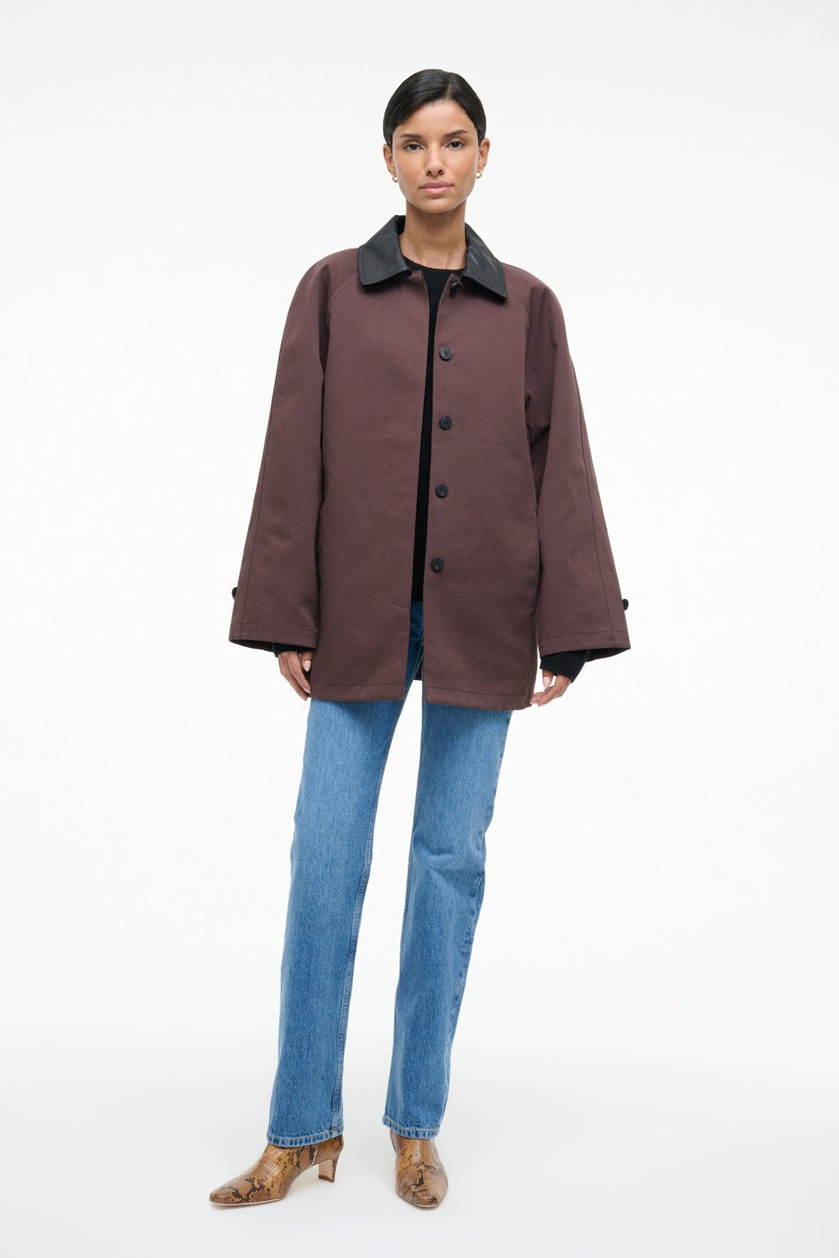 STAUD JONAH JACKET EARTH - 3
