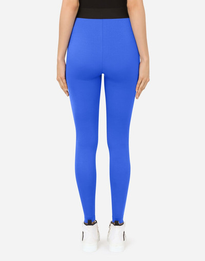 Dolce & Gabbana Spandex leggings with branded elastic outlook