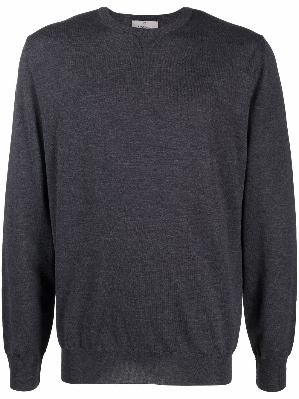 crew neck merino sweatshirt - 1