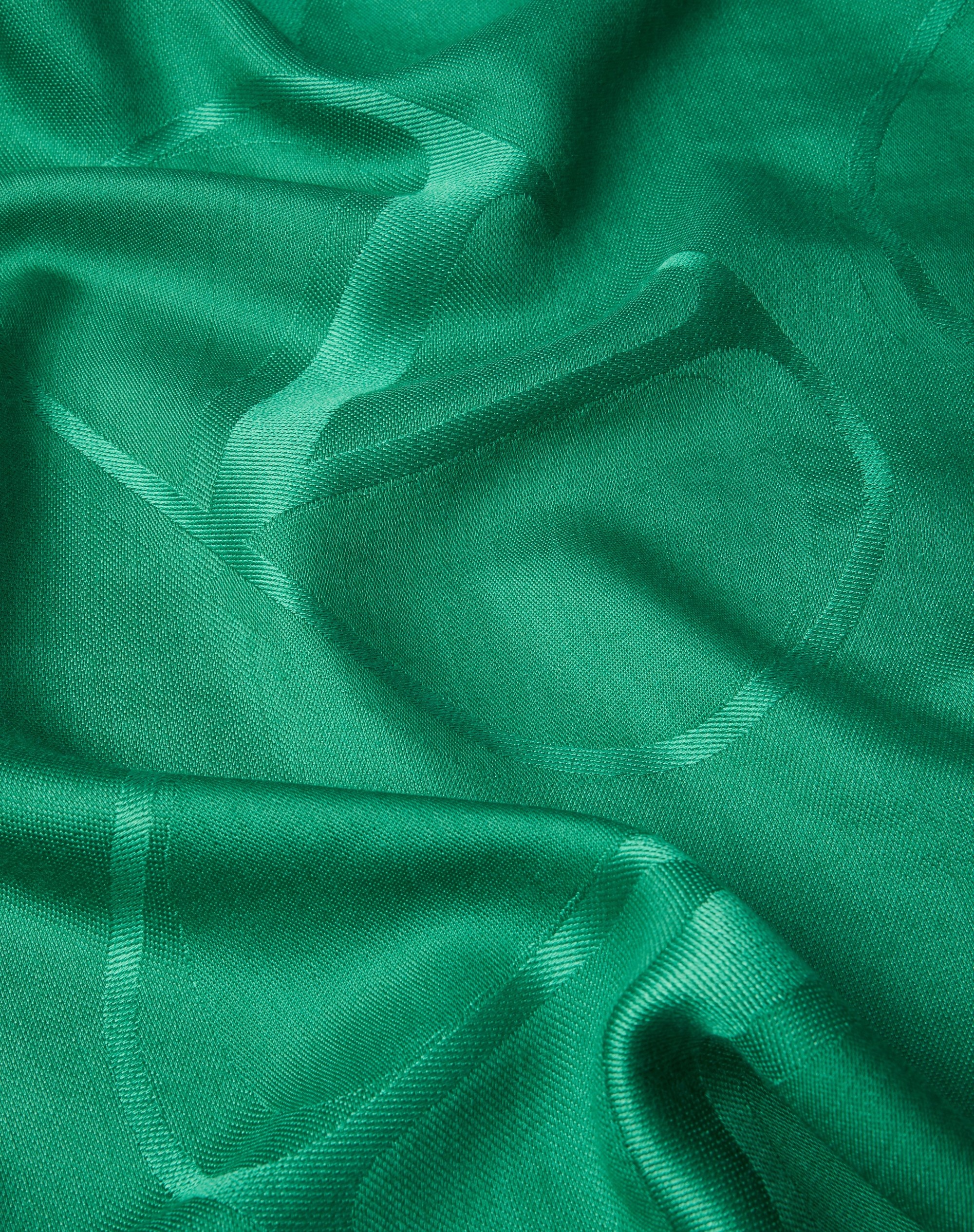VLOGO SIGNATURE JACQUARD SHAWL IN SILK AND WOOL 140X140 CM - 2