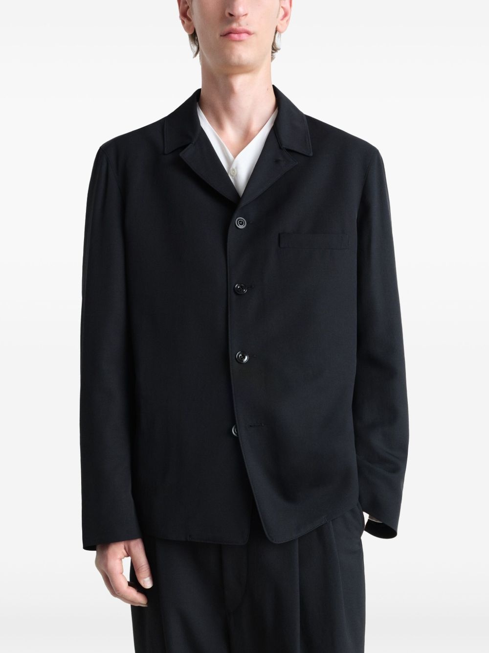 tailored shirt jacket - 3