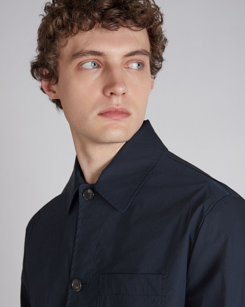 Cotton and technical fabric shirt 4