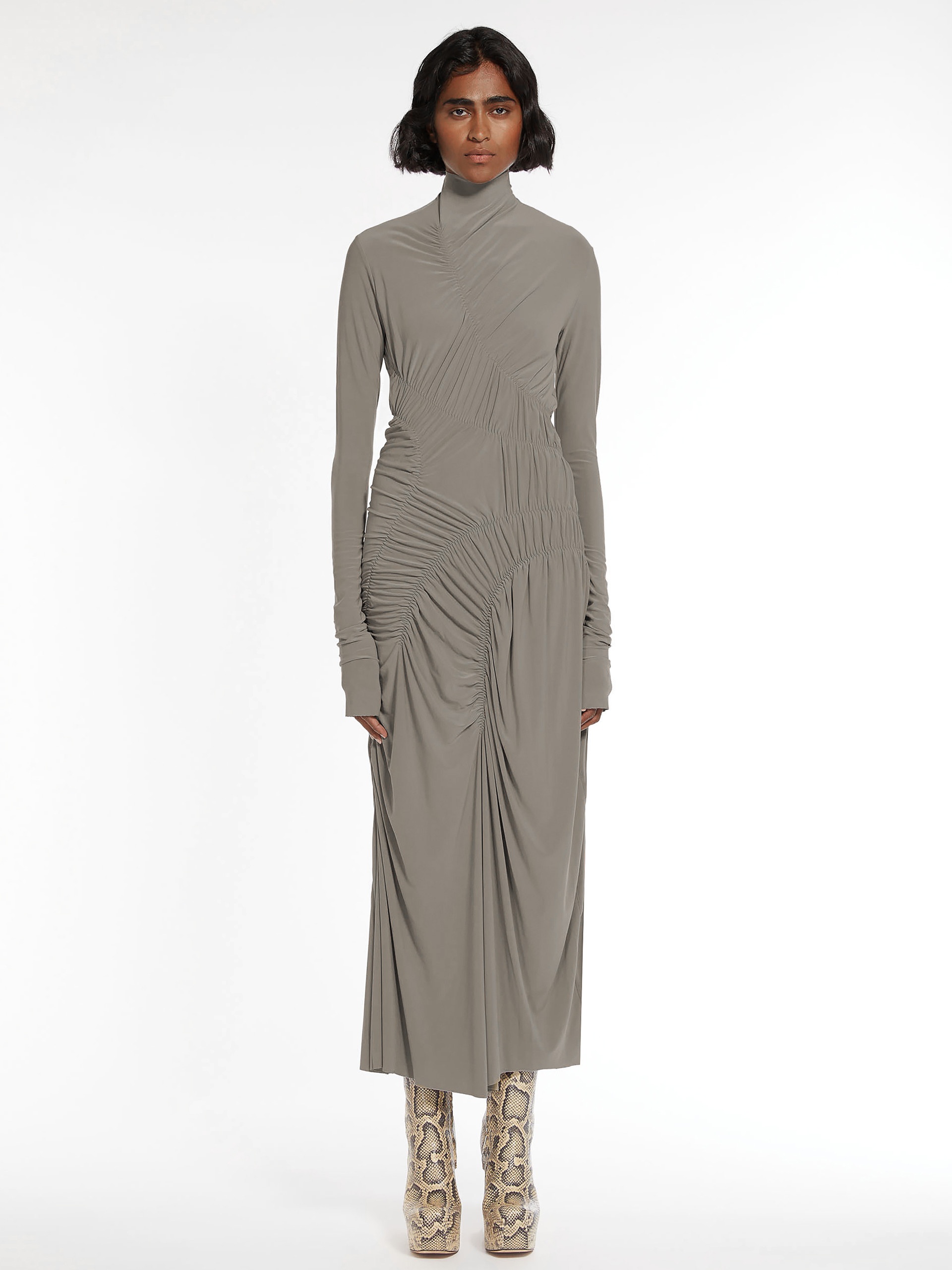 FINIRE Slim-fit technical jersey dress - 3