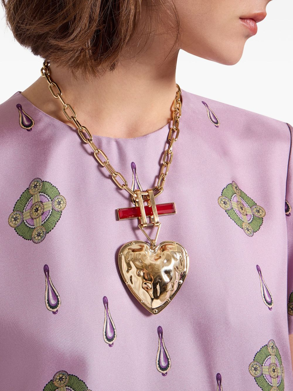 Beating chain necklace - 2
