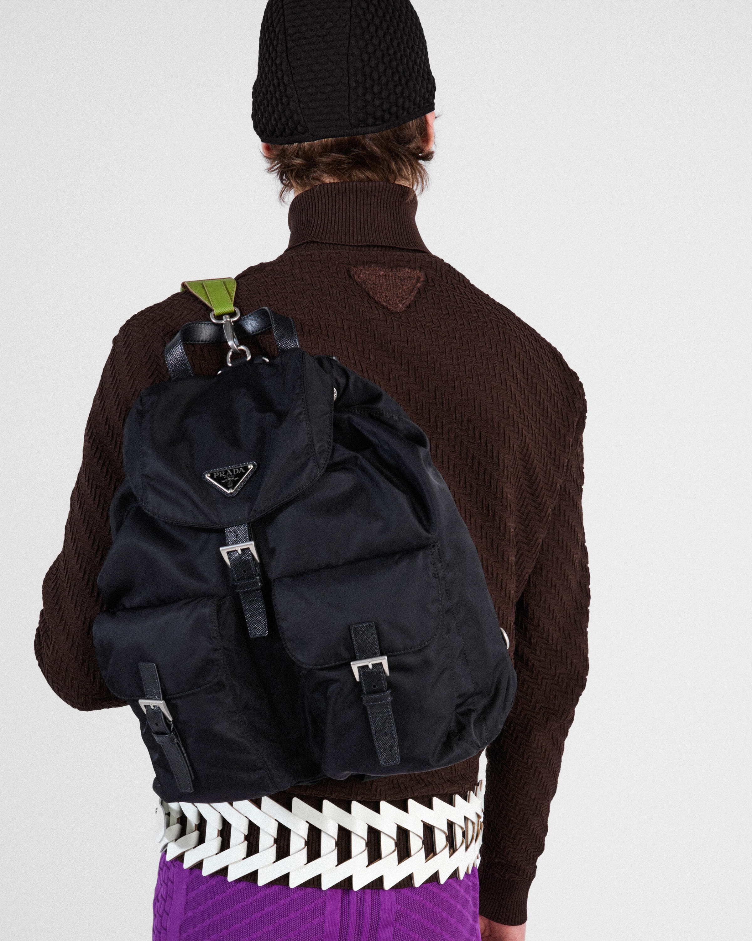 Re-Nylon turtleneck sweater - 4