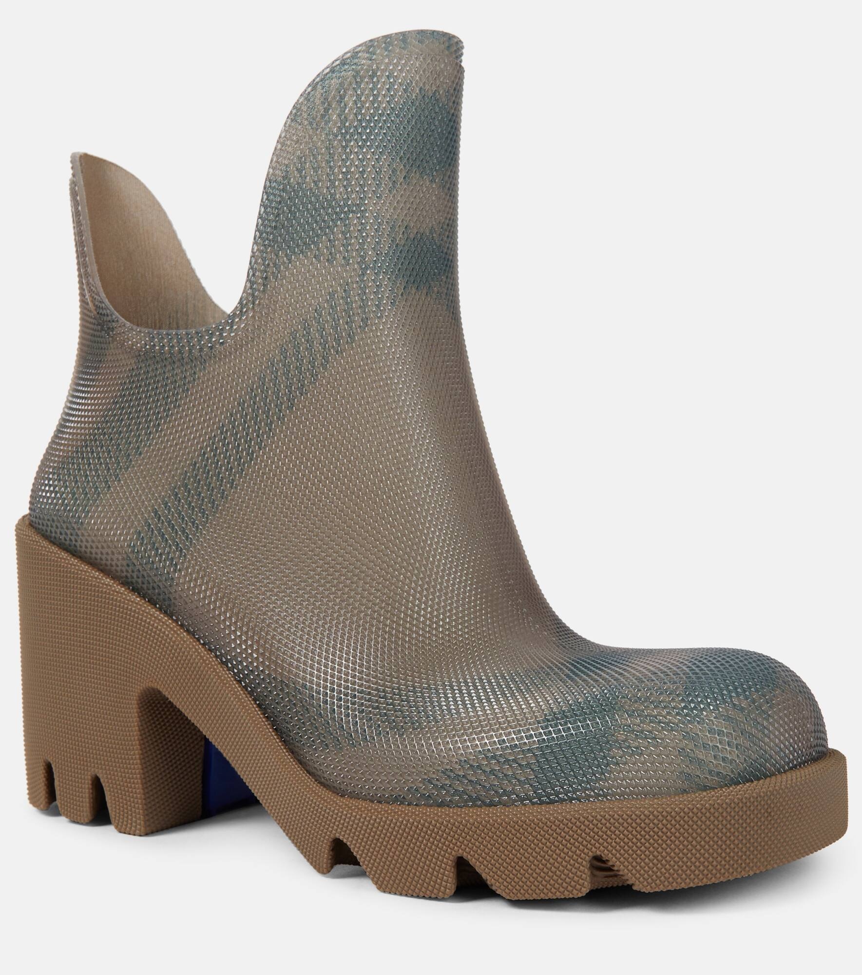 Burberry Check ankle boots - 6