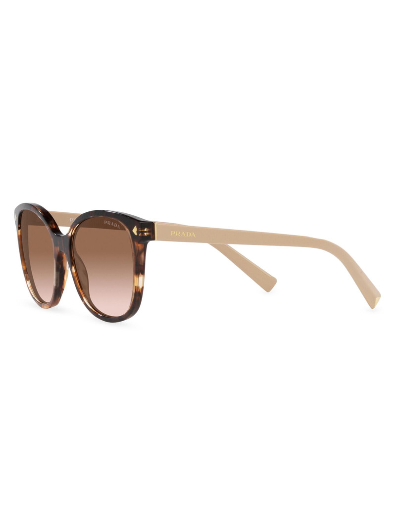 Women's 53MM Round Sunglasses - Brown Tortoise 4