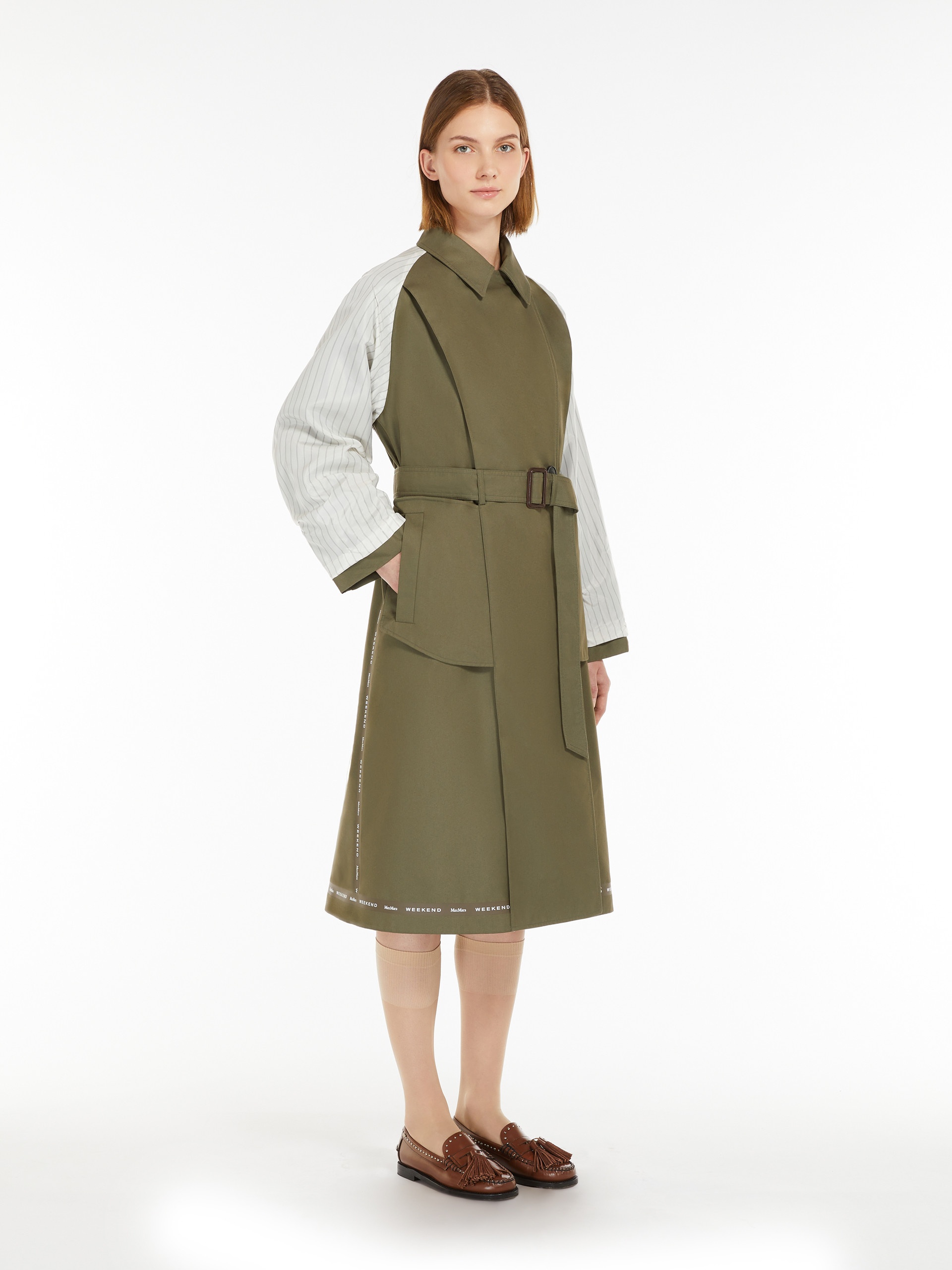 CANASTA Reversible trench coat in water-repellent gabardine - 5