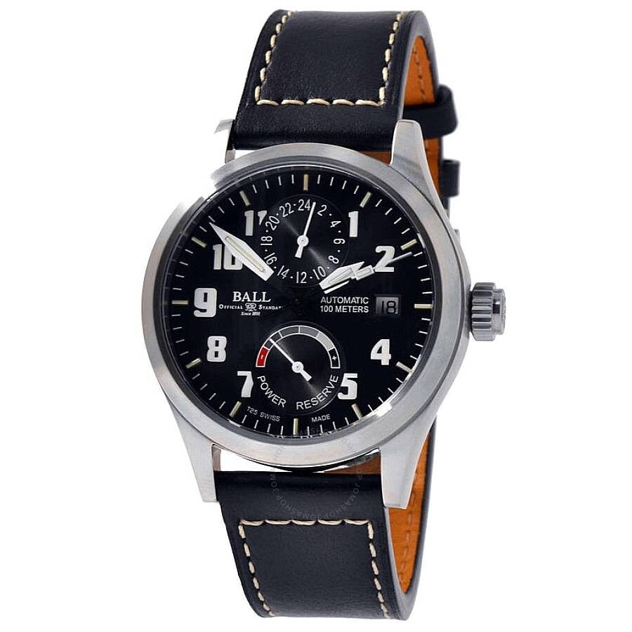 Ball - Ball Engineer Master II Voyager 40mm Automatic Black Dial Men's Watch GM2126C-LJ-BK - 1